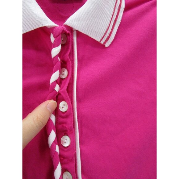 Bogner Polo Shirt Medium Golf Tennis Preppy Pullover Braided Logo * - Picture 5 of 13